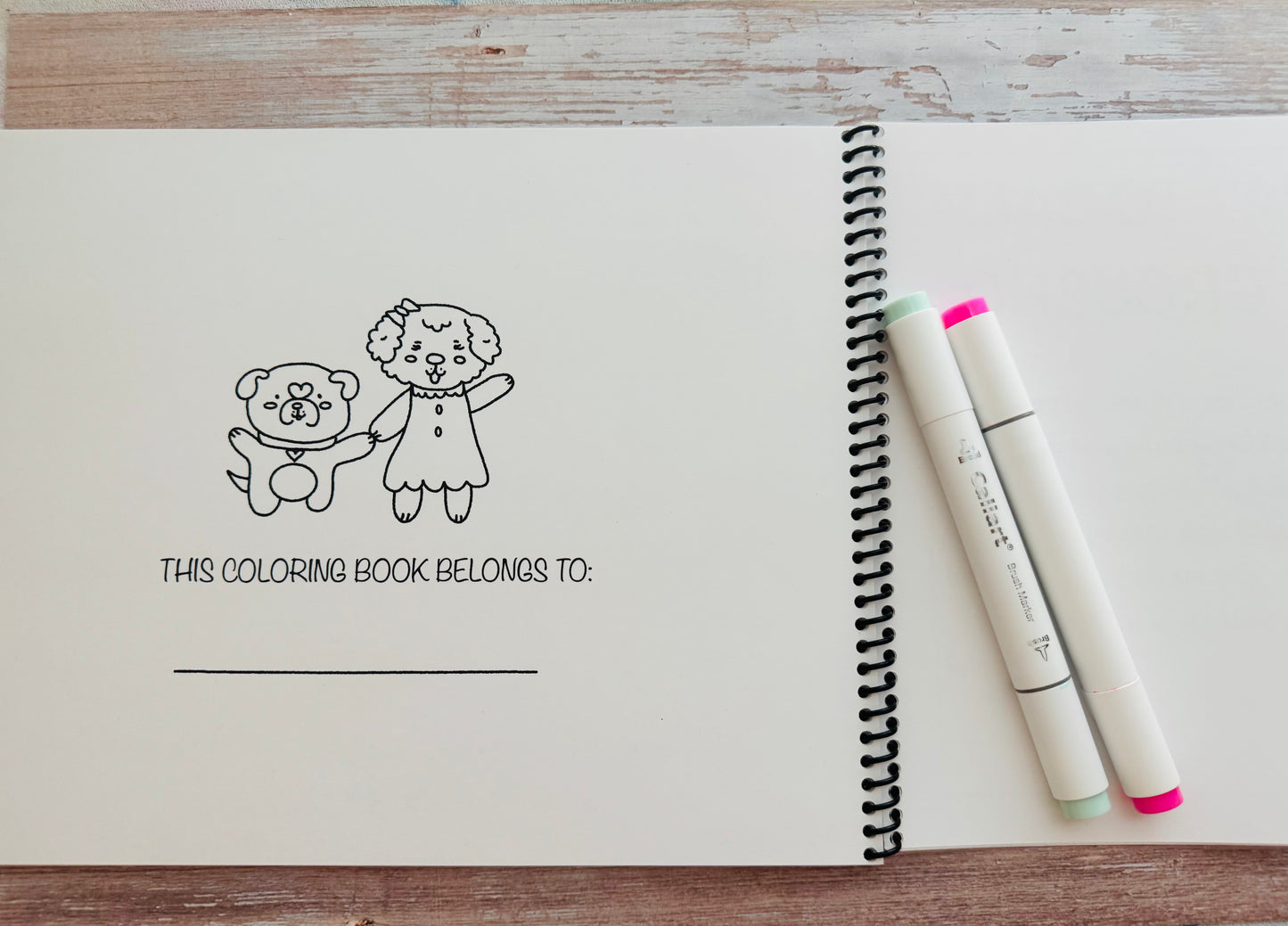 Daisy & Groucho Coloring Book Vol. 1 Spiral (For left handers)